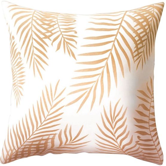 3D Pillow Cover - Golden Fern