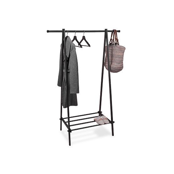 Black clothes hanger