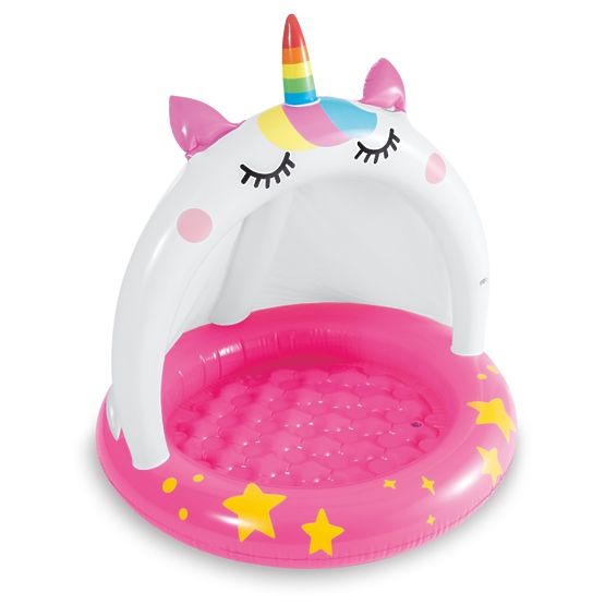 Children's Pool with Canopy Unicorn INTEX 58438