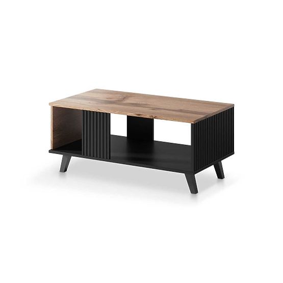 Coffee Table RANDOM LAW-1 - Wotan Oak/Black