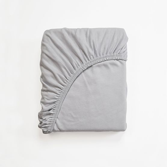 Cotton sheet 200x140 cm - gray