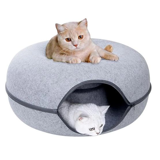 Donut Gray 2in1 Bed and Tunnel