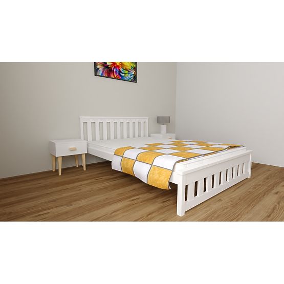 Double Bed Ada 200 x 140 cm - White