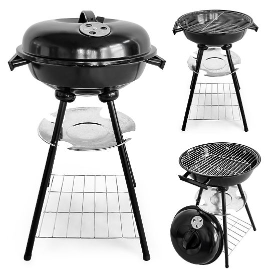 Garden Grill with Lid and Ashtray