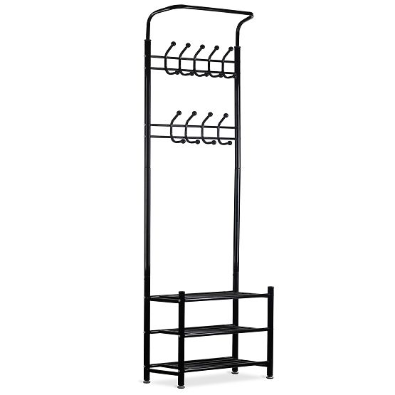 Hanger with shelf for shoes - Black