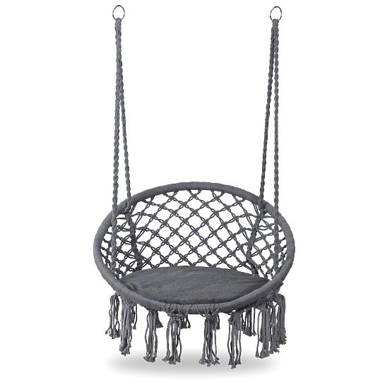 Hanging rocking chair - gray