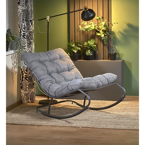 Rocking chair GATTO - gray