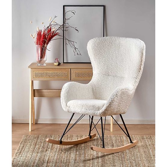 Rocking chair LIBERTO - cream