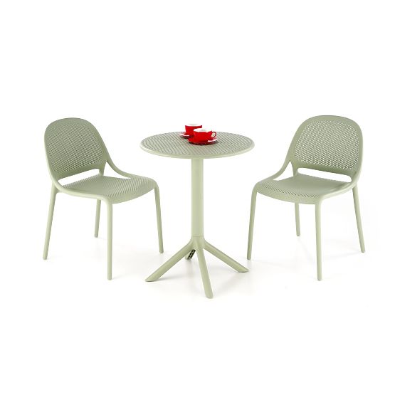 Round garden table CALVO - mint