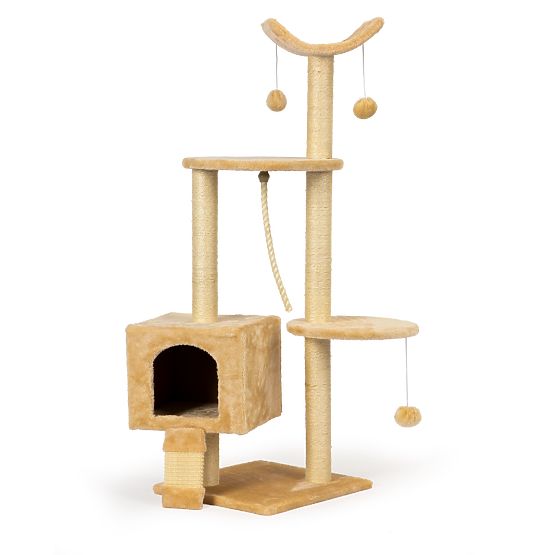 Tower cat scratching post and climbing frame