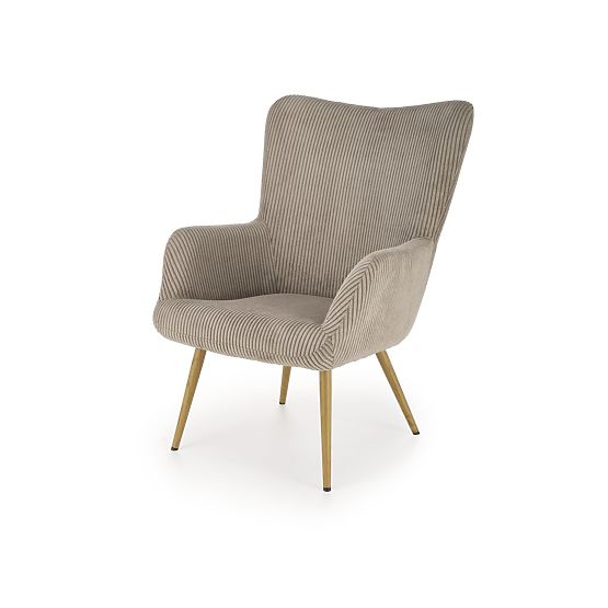 Upholstered armchair AMARO - gray