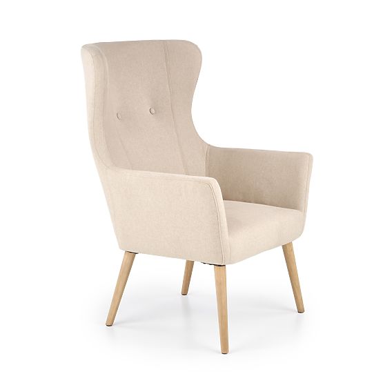 Upholstered armchair COTTO - beige