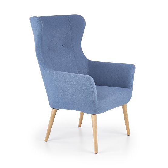 Upholstered armchair COTTO - blue