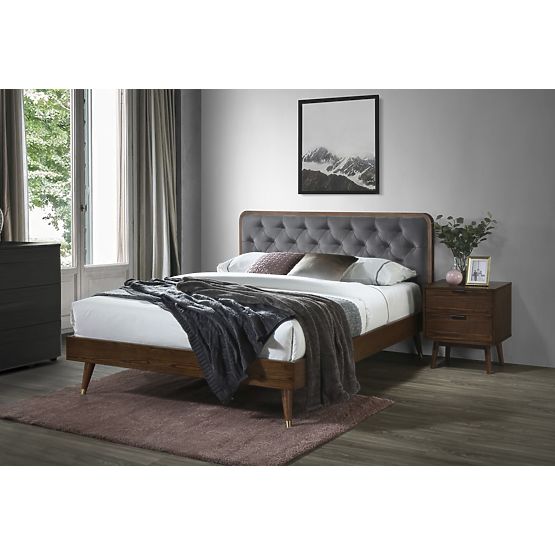 Upholstered bed CASSIDY - 160 x 200 cm