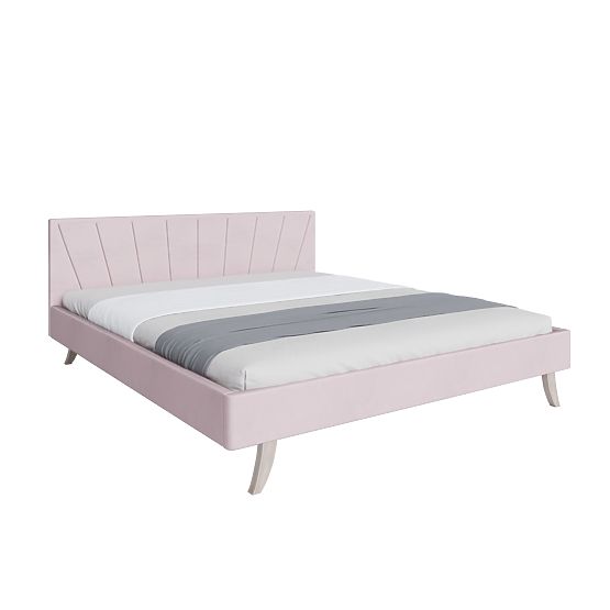 Upholstered bed HEAVEN 160 x 200 cm - Powder pink