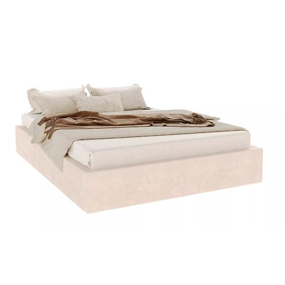 Upholstered bed ORLANDO 180 x 200 cm - Cream