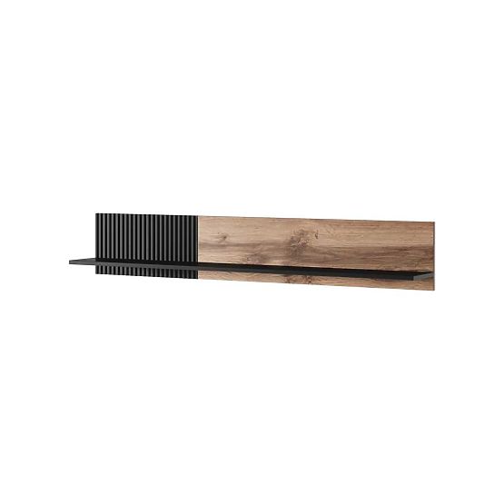 Wall Shelf RANDOM P-1 - Wotan Oak/Black