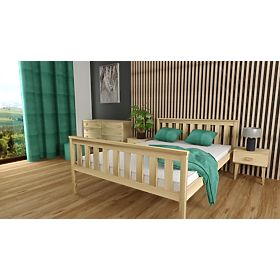 Aga wooden bed 200 x 90 cm - pine, Ourfamily