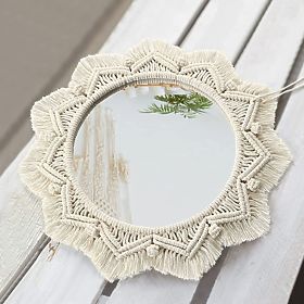 BOHO Wall Mirror - 50 cm, Tutumi