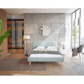 Upholstered Bed Kalifornia 120 x 200 cm - Mint, FDM