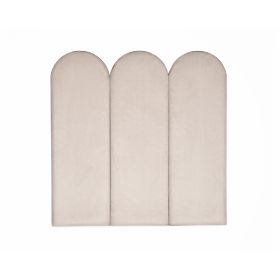 Obluček upholstered panel - beige