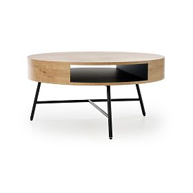 Camila coffee table - black / golden oak, Halmar