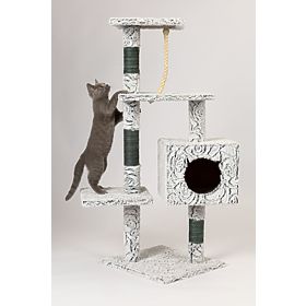 Cat Scratching Post House Bed Tree Multi-Level, MODERNHOME