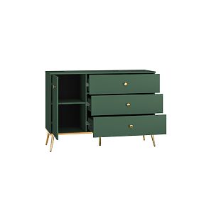 Chest of drawers Forest smaller - green, ML meble