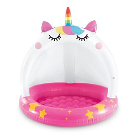 Children's Pool with Canopy Unicorn INTEX 58438, INTEX