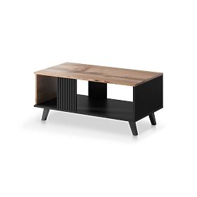 Coffee Table RANDOM LAW-1 - Wotan Oak/Black