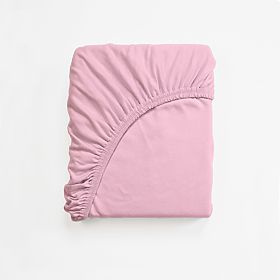 Cotton bed sheet 200x90 cm - pink, Frotti