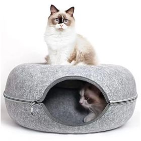 Donut Gray 2in1 Bed and Tunnel, E-CARLA