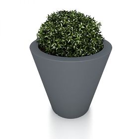 Flowerpot OVO - Anthracite, MONUMO