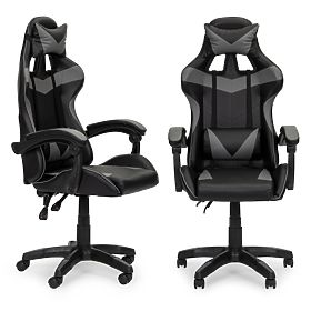 Gaming Bucket Office Chair with Adjustments and Cushions, MODERNHOME