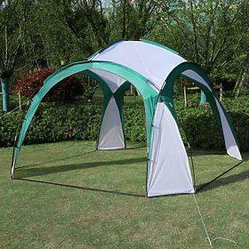 Garden Event Pavilion Tent for Picnic + Bag ModernHome - Green, MultiGarden