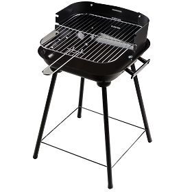 Garden Grill with Adjustable Grate for Picnics, MODERNHOME