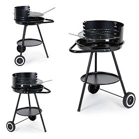 Garden Grill with Round Adjustable Height Grate, MODERNHOME