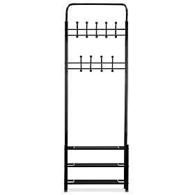 Hanger with shelf for shoes - Black, MODERNHOME