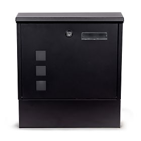 Mailbox for Letters and Flyers with Newspaper Holder, MODERNHOME