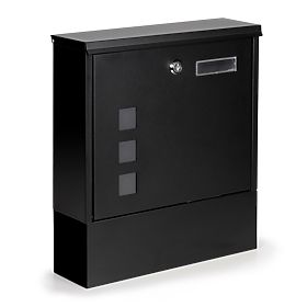 Mailbox for Letters and Flyers with Newspaper Holder, MODERNHOME