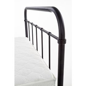 Metal bed LINDA 120x200 cm - black, Halmar