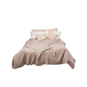 Muslin bedspread 210x240 light beige, Matex