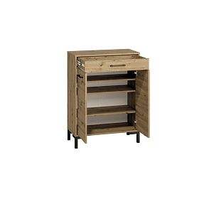 Nevio shoe cabinet - artisan oak, ML meble