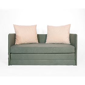 Sofa bed Jack - dark green / beige, SFM