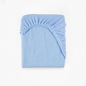 Terry sheet 200x120 cm - light blue, Frotti