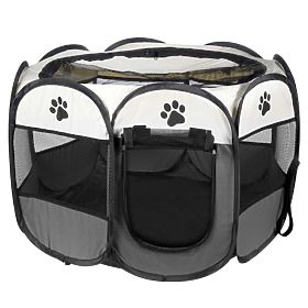 Universal Folding Playpen for Dogs and Cats - Grey