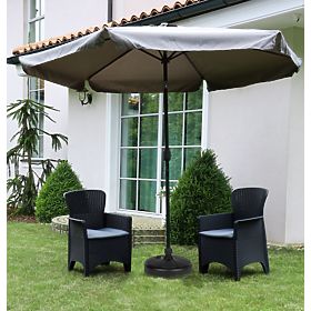 Universal stand for parasols black, MultiGarden