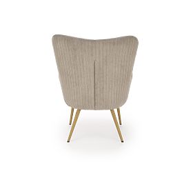 Upholstered armchair AMARO - gray, Halmar