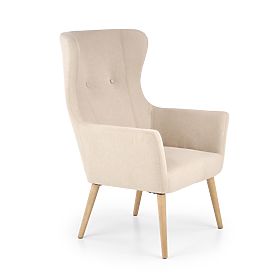 Upholstered armchair COTTO - beige, Halmar