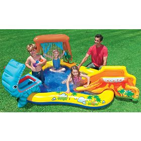 Water Pool Children's Playground with Slide and Fountain Intex 57444, INTEX